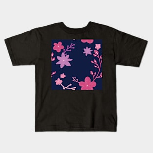 Flower Pattern Kids T-Shirt